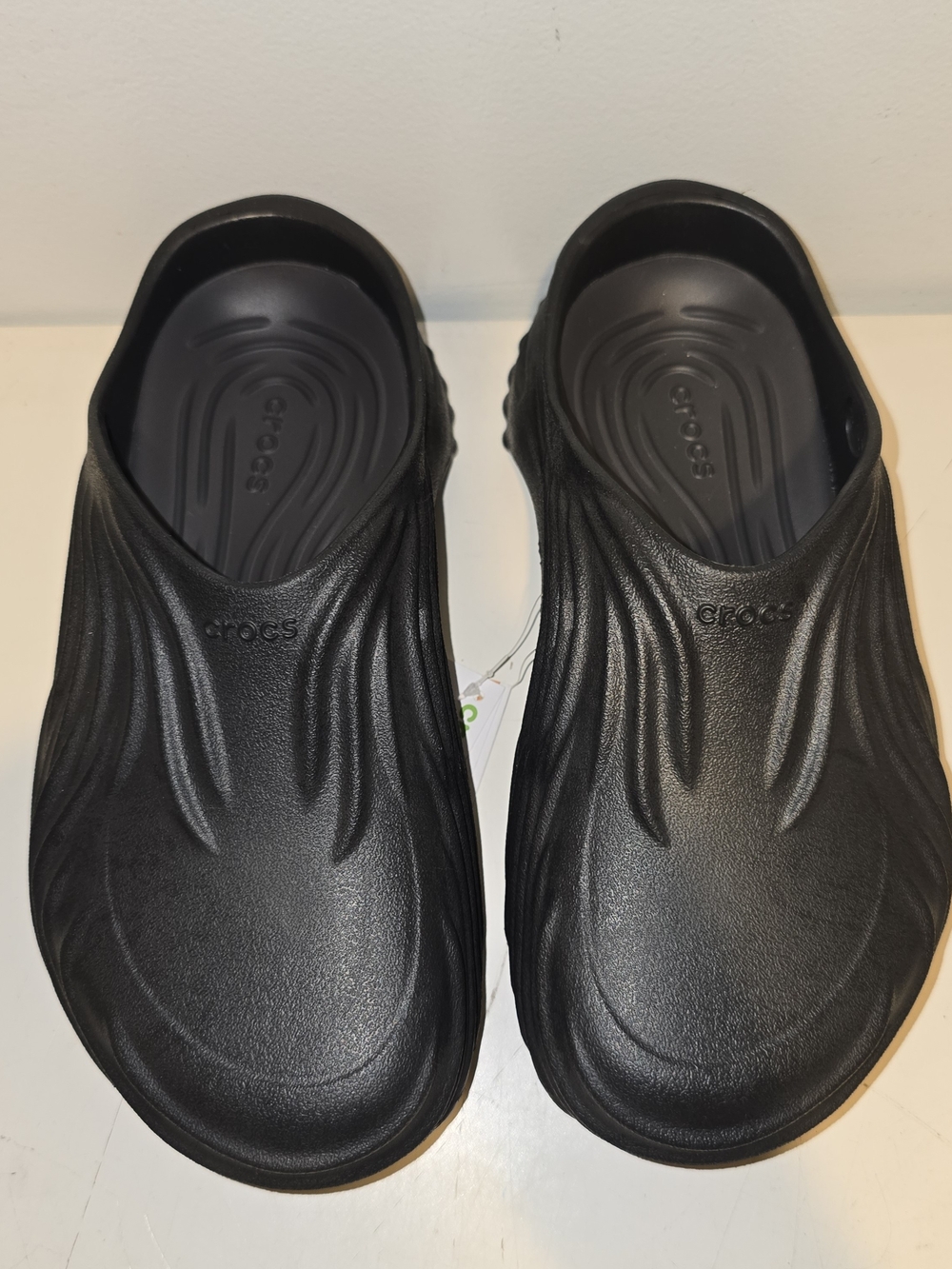 CROCS Men's Black Slip-On Foam Sandals